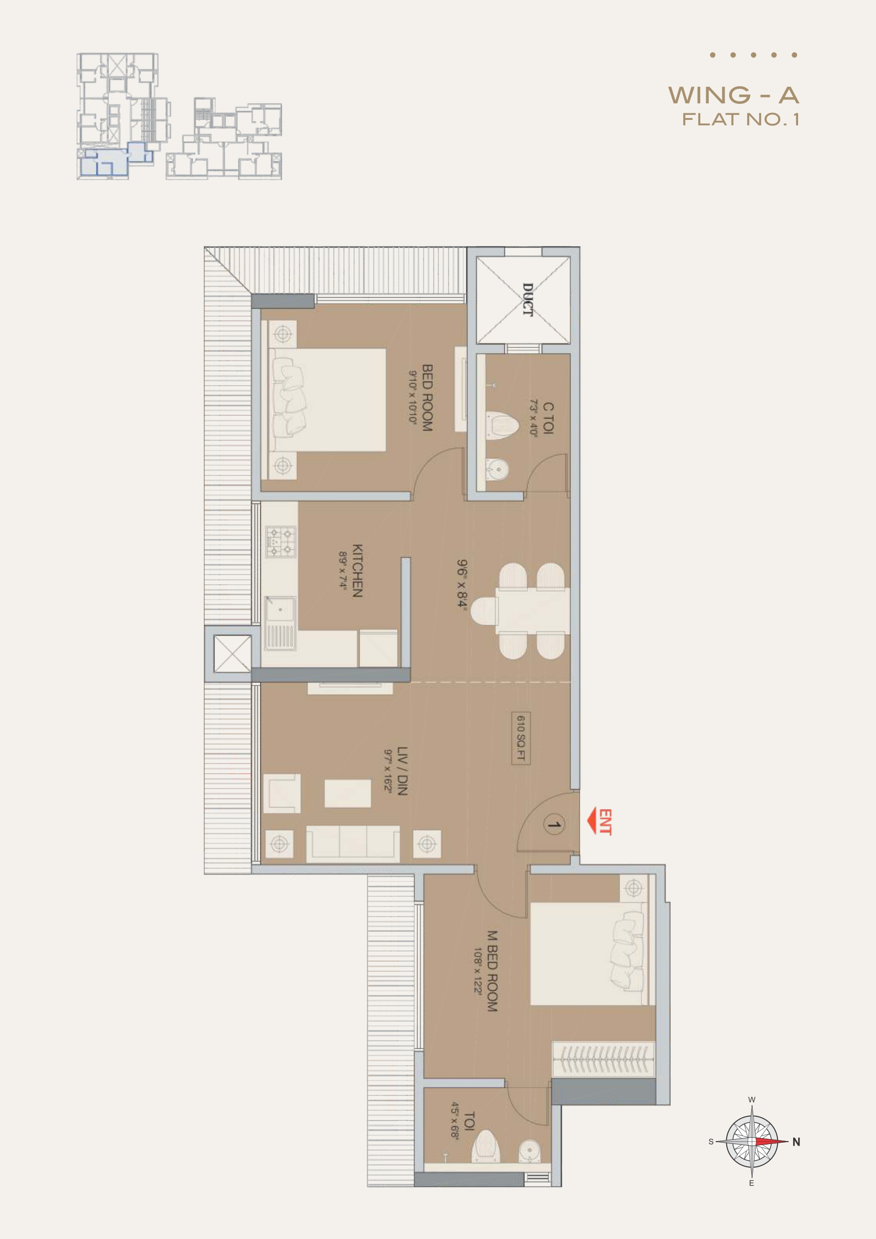 1 BHK A Wing
