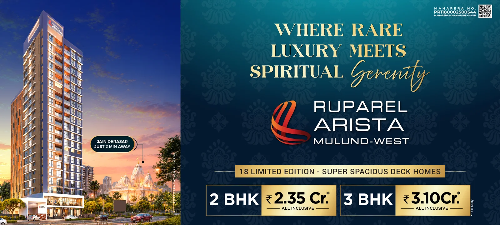 Ruparel Arista residential project hero image