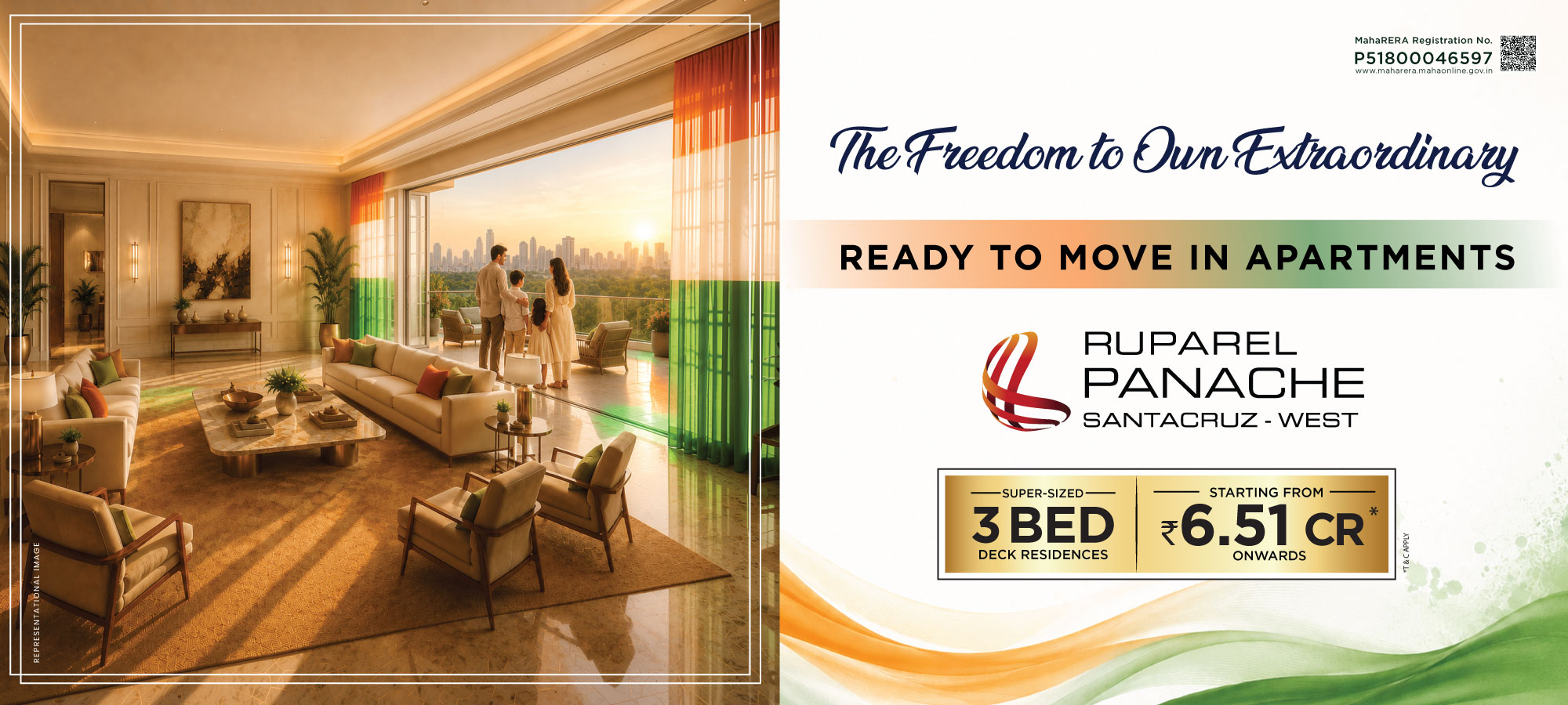 Ruparel Panache premium residences hero image