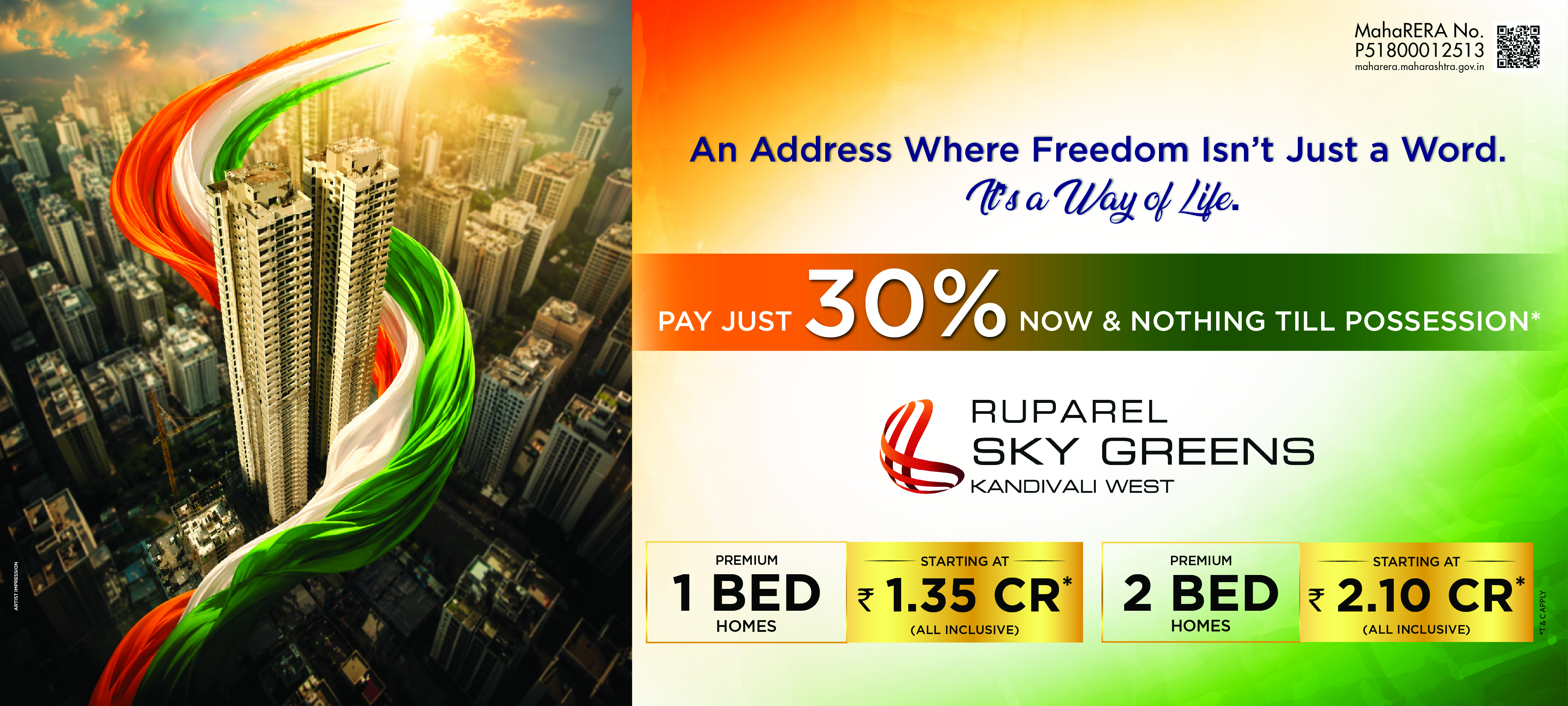 Ruparel Skygreen eco-friendly homes hero image