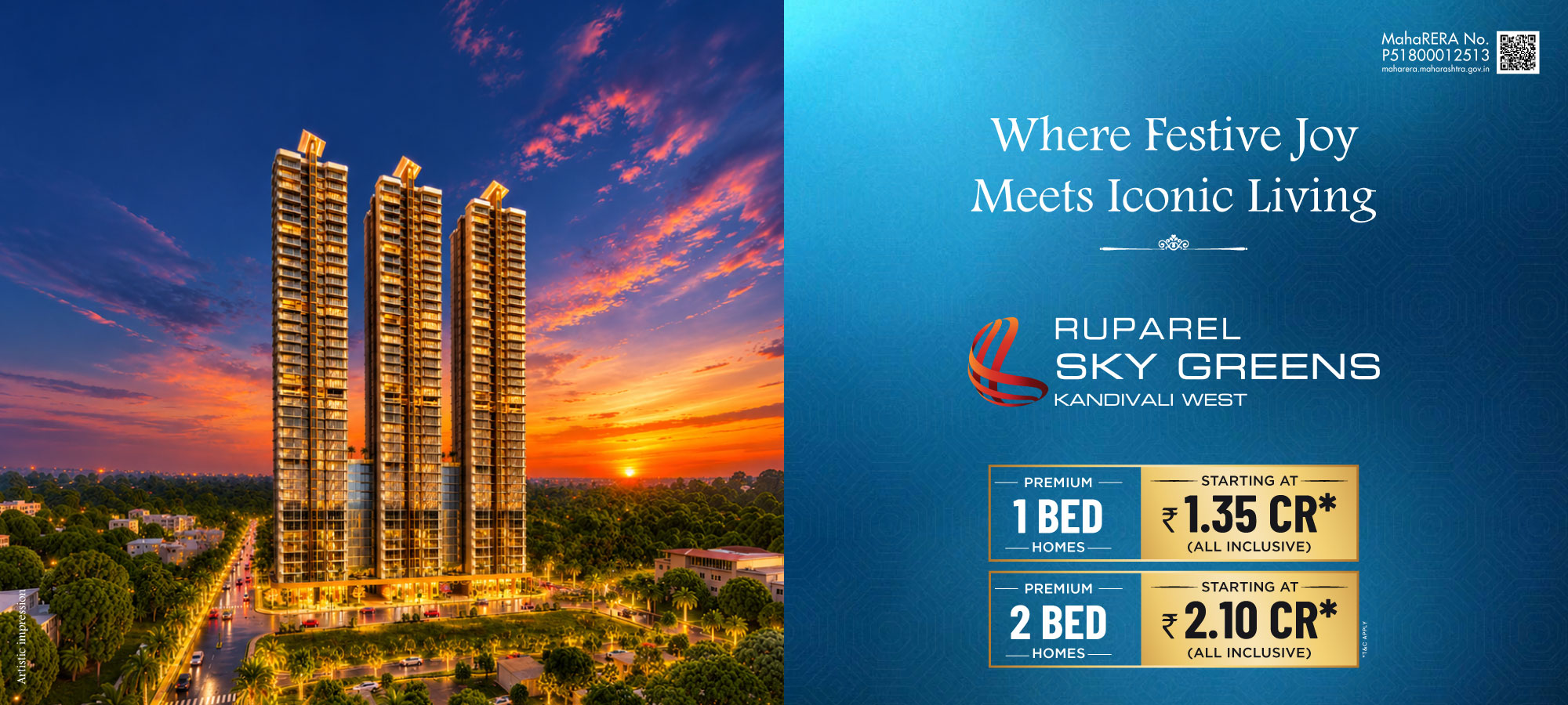 Ruparel Skygreen eco-friendly homes hero image