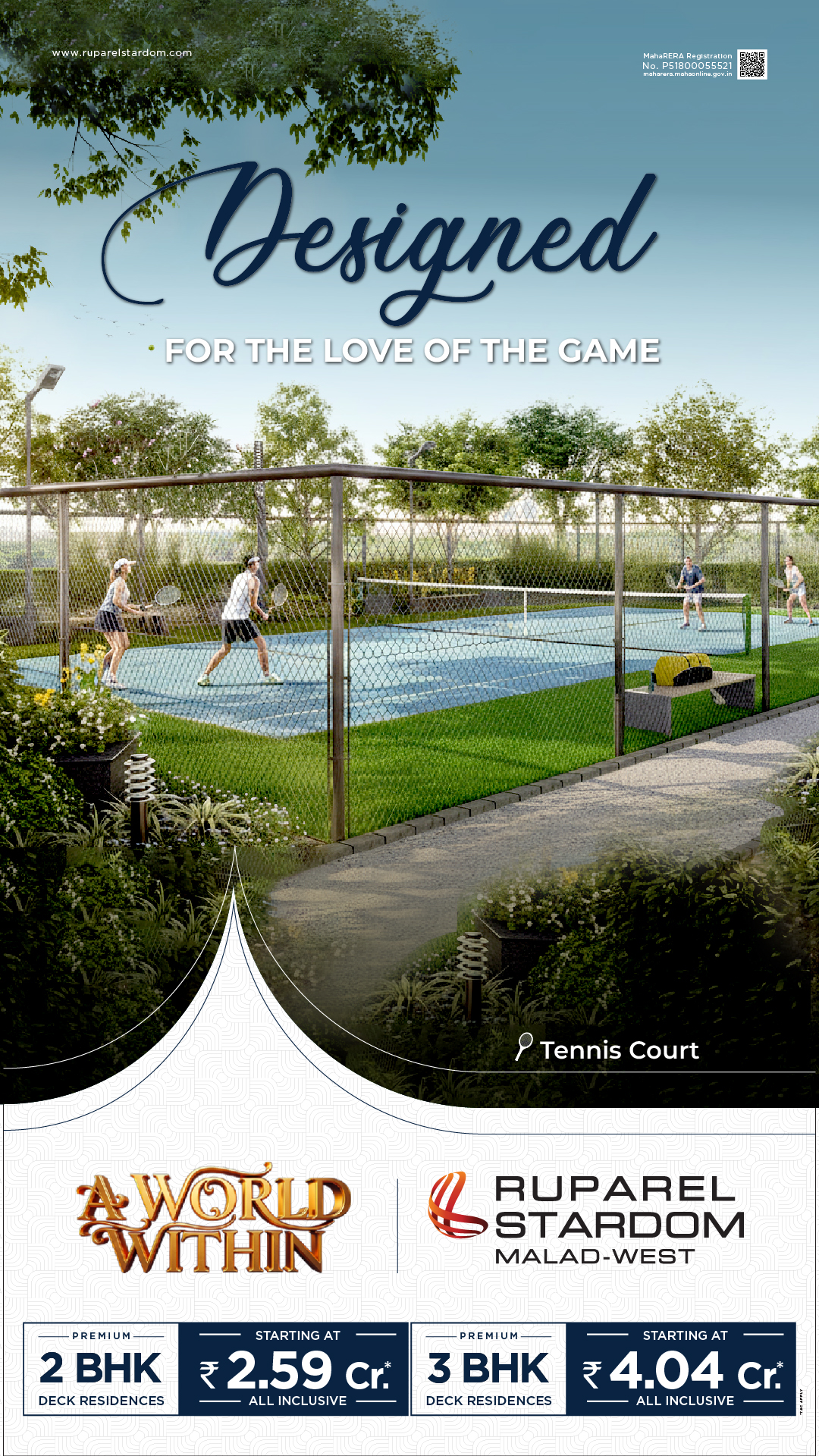 Ruparel Stardom premium apartments hero image