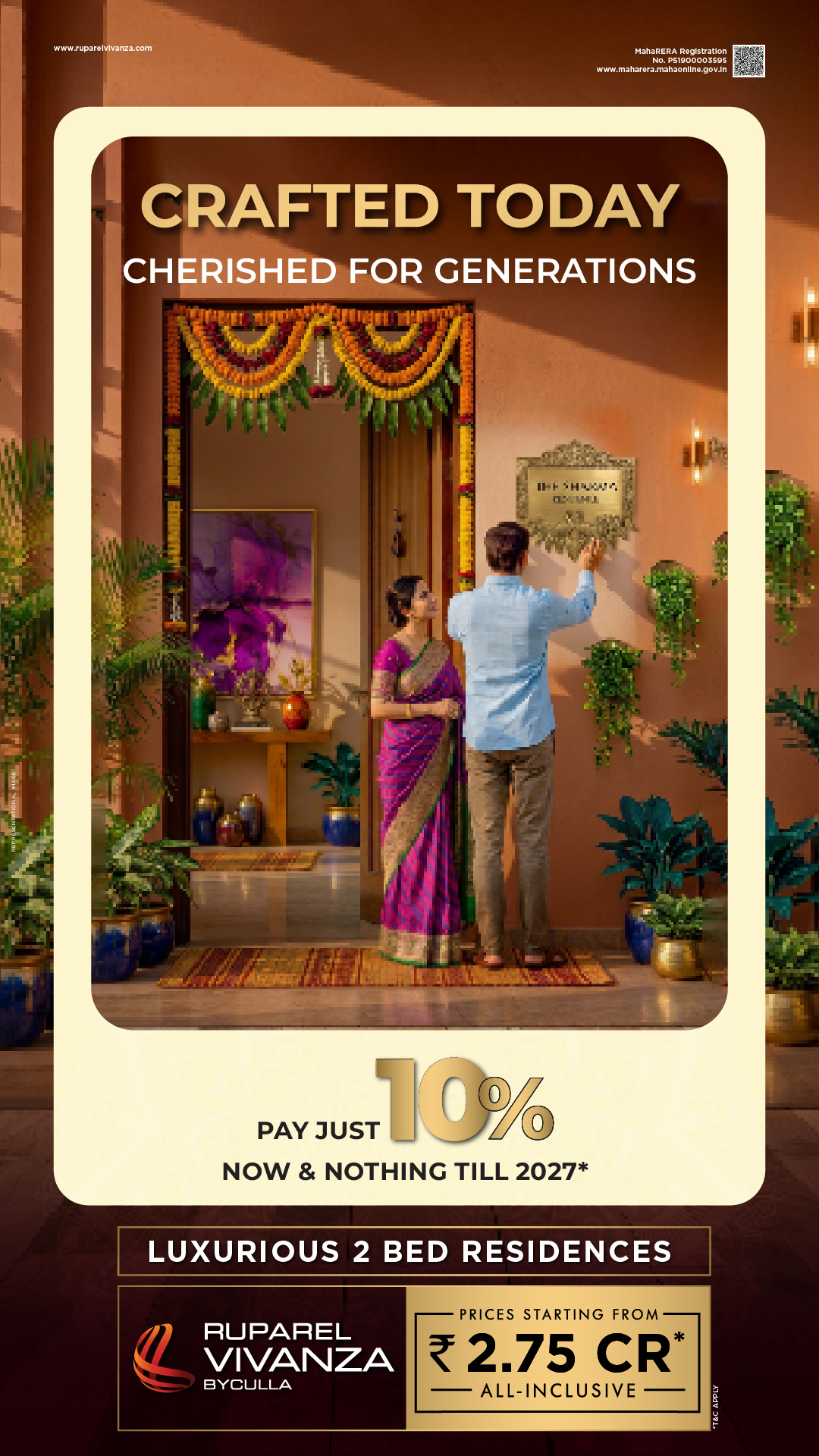 Ruparel Vivanza modern residences hero image