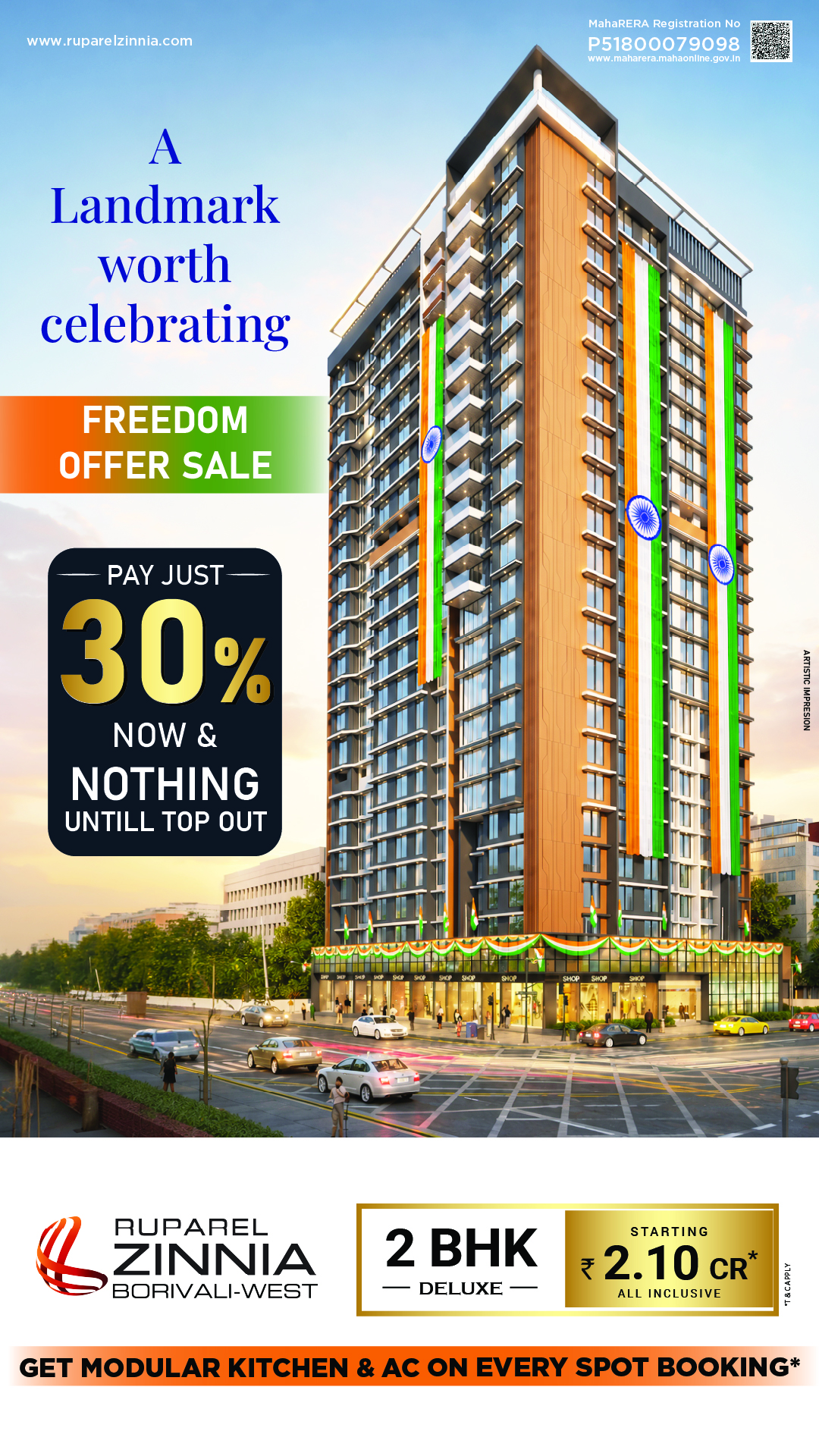 Ruparel Zinnia residential apartments hero image