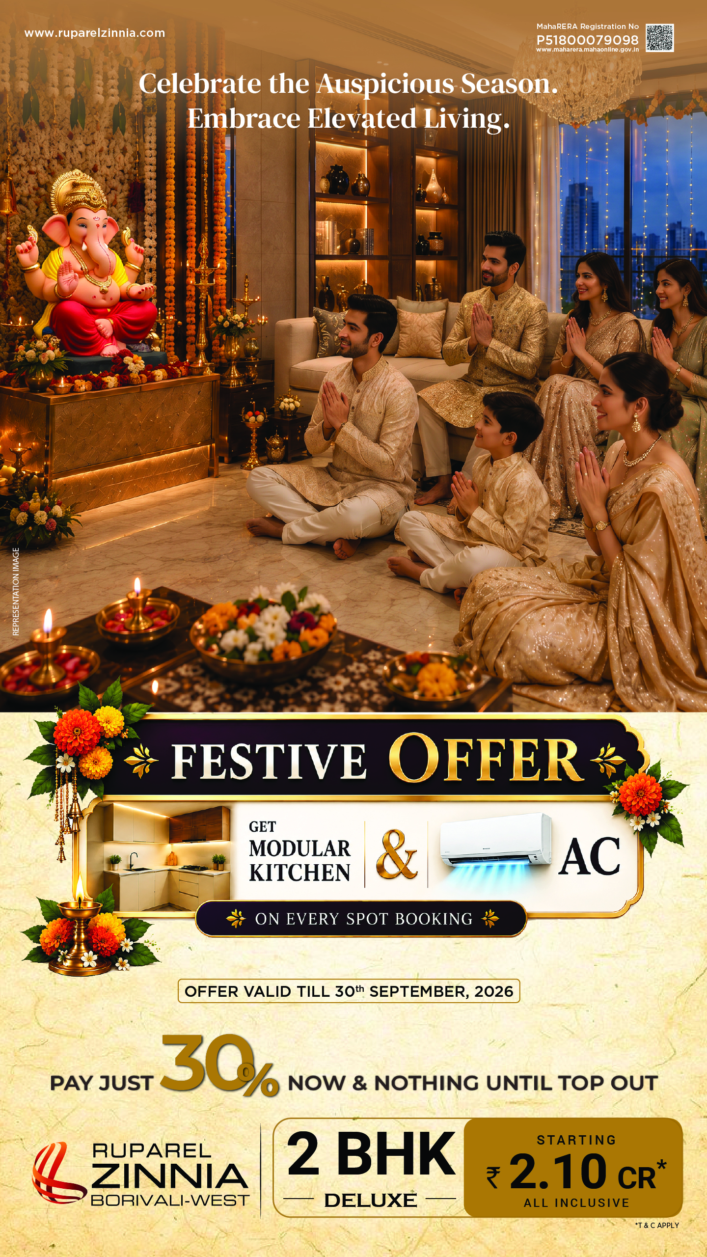 Ruparel Zinnia residential apartments hero image